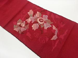 花唐草模様織出し名古屋帯